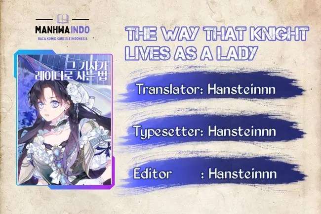 The Way That Knight Lives As a Lady Chapter 1