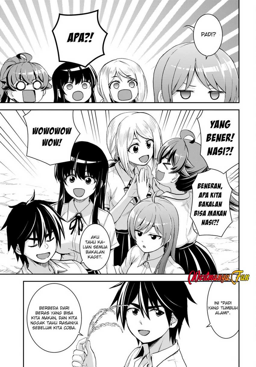 Isekai Yurutto Survival Seikatsu: Gakkou no Minna to Isekai no Mujintou ni Tenishitakedo Ore Dake Rakushou desu chapter 26 halaman 22