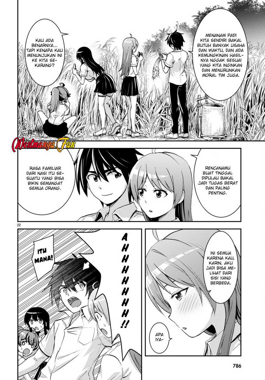 Isekai Yurutto Survival Seikatsu: Gakkou no Minna to Isekai no Mujintou ni Tenishitakedo Ore Dake Rakushou desu chapter 26 halaman 25