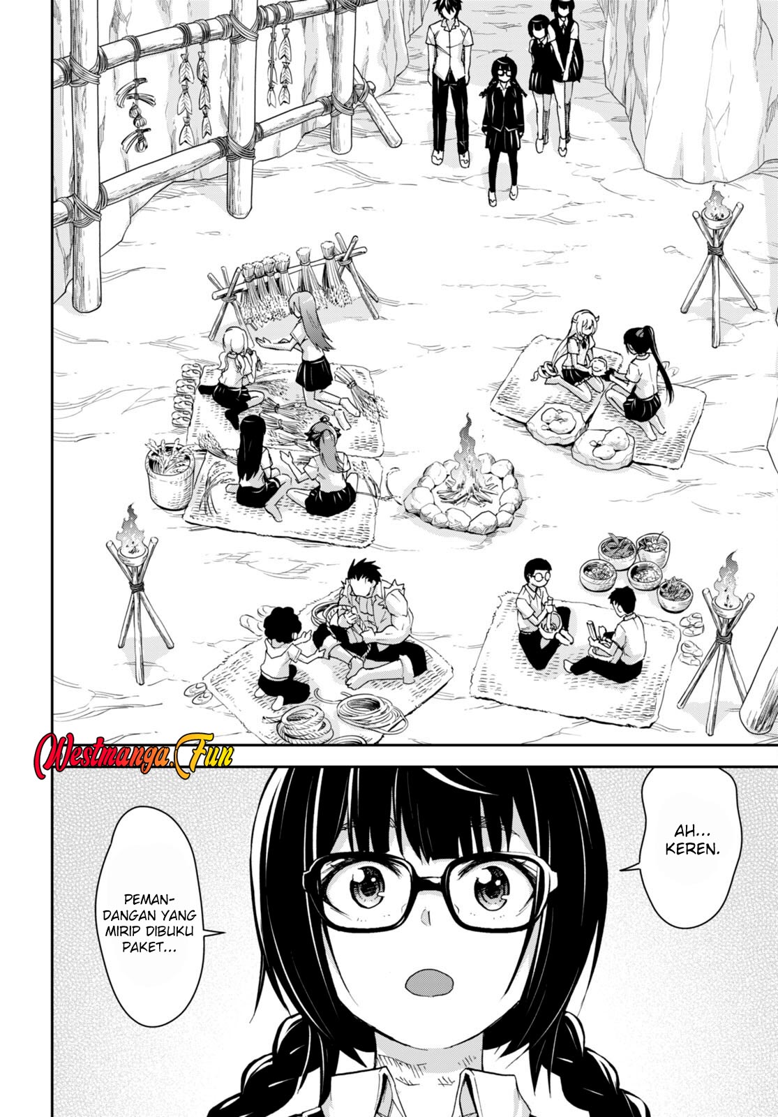 Isekai Yurutto Survival Seikatsu: Gakkou no Minna to Isekai no Mujintou ni Tenishitakedo Ore Dake Rakushou desu chapter 27 halaman 23