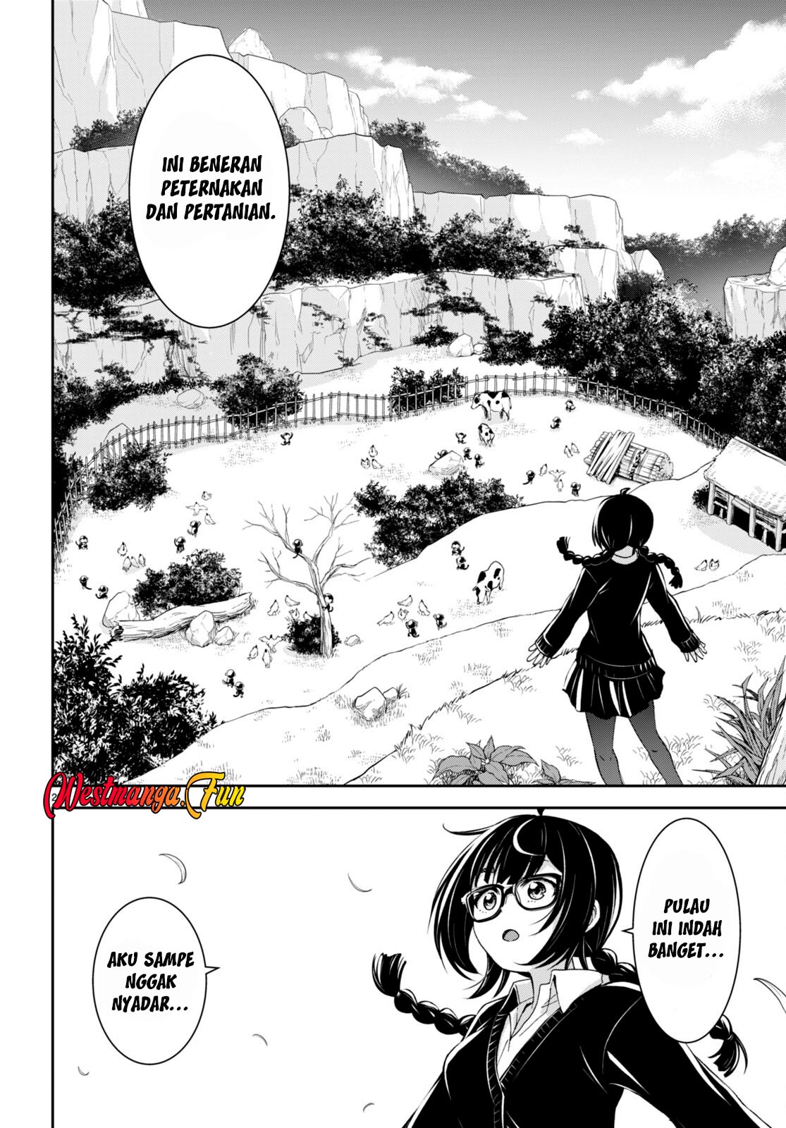 Isekai Yurutto Survival Seikatsu: Gakkou no Minna to Isekai no Mujintou ni Tenishitakedo Ore Dake Rakushou desu chapter 27 halaman 29