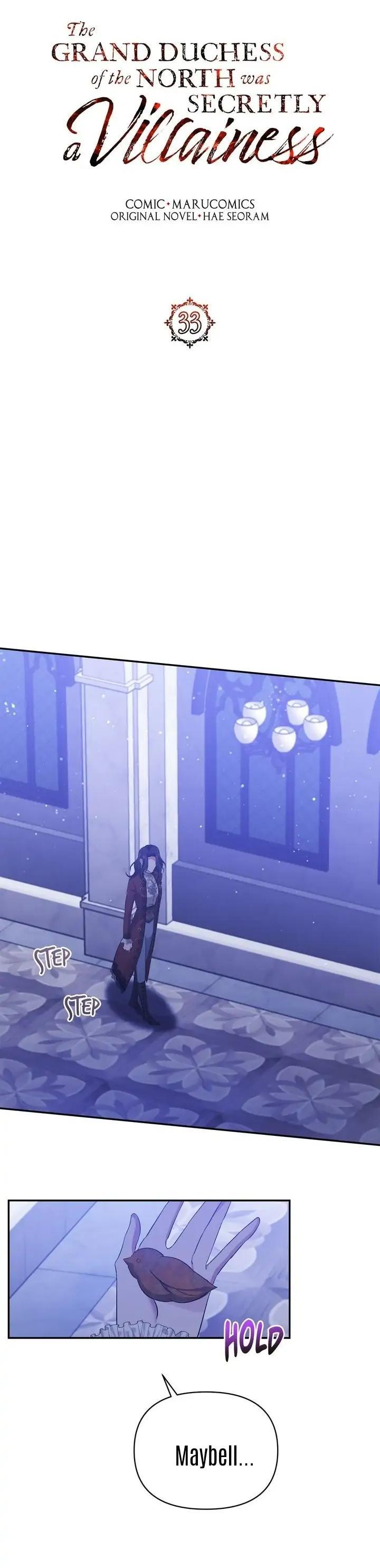 The Grand Duchess of the North Was Secretly a Villainess chapter 33 halaman 22