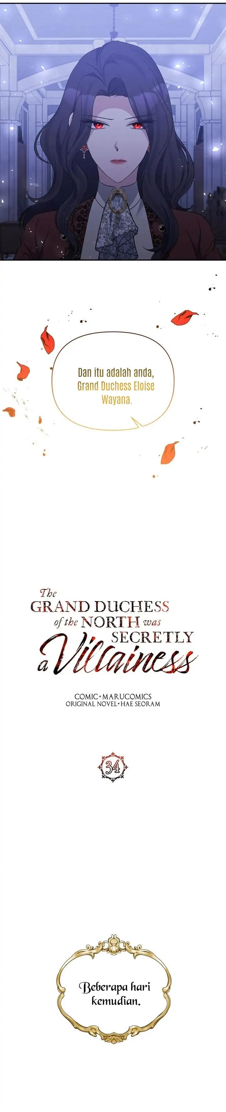 The Grand Duchess of the North Was Secretly a Villainess chapter 34 halaman 14