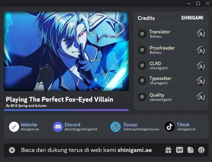 Playing the Perfect Fox-Eyed Villain Chapter 15