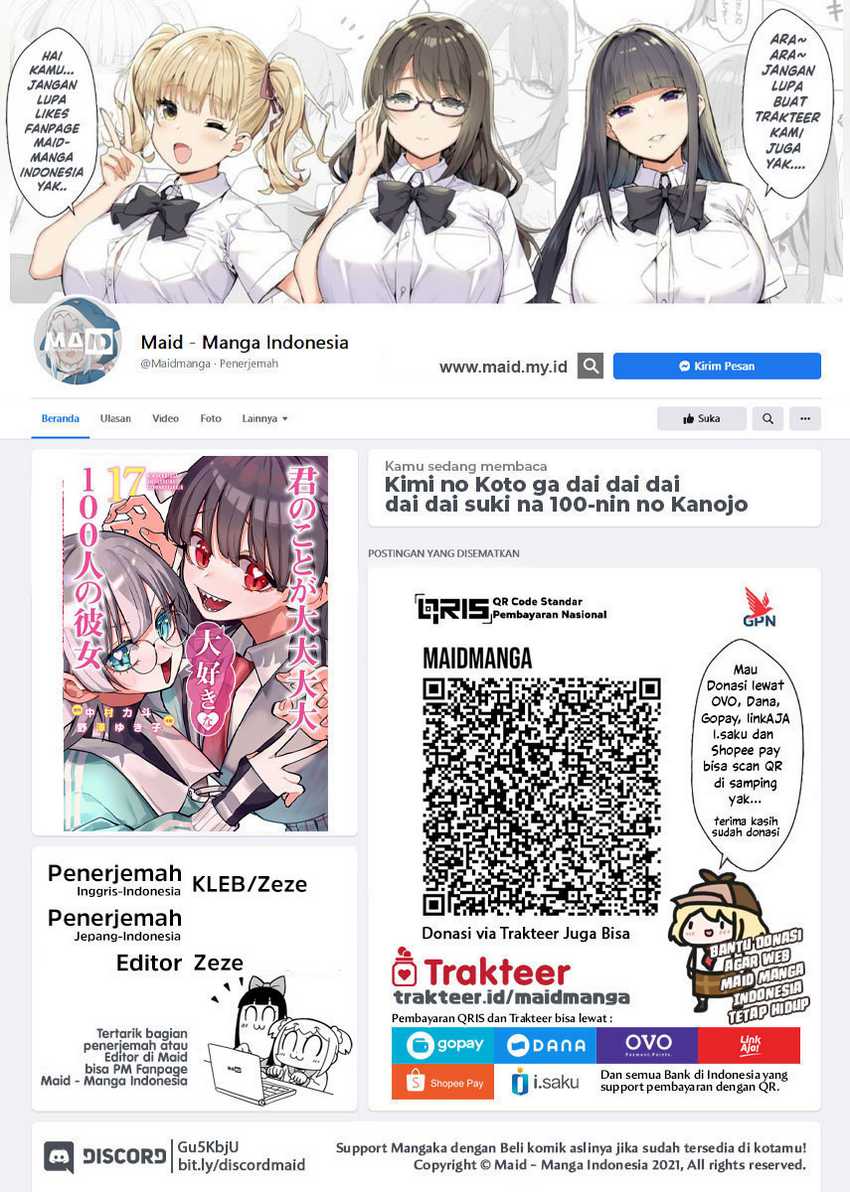 Kimi no Koto ga Dai Dai Dai Dai Daisuki na 100-ri no Kanojo Chapter 123 page 1