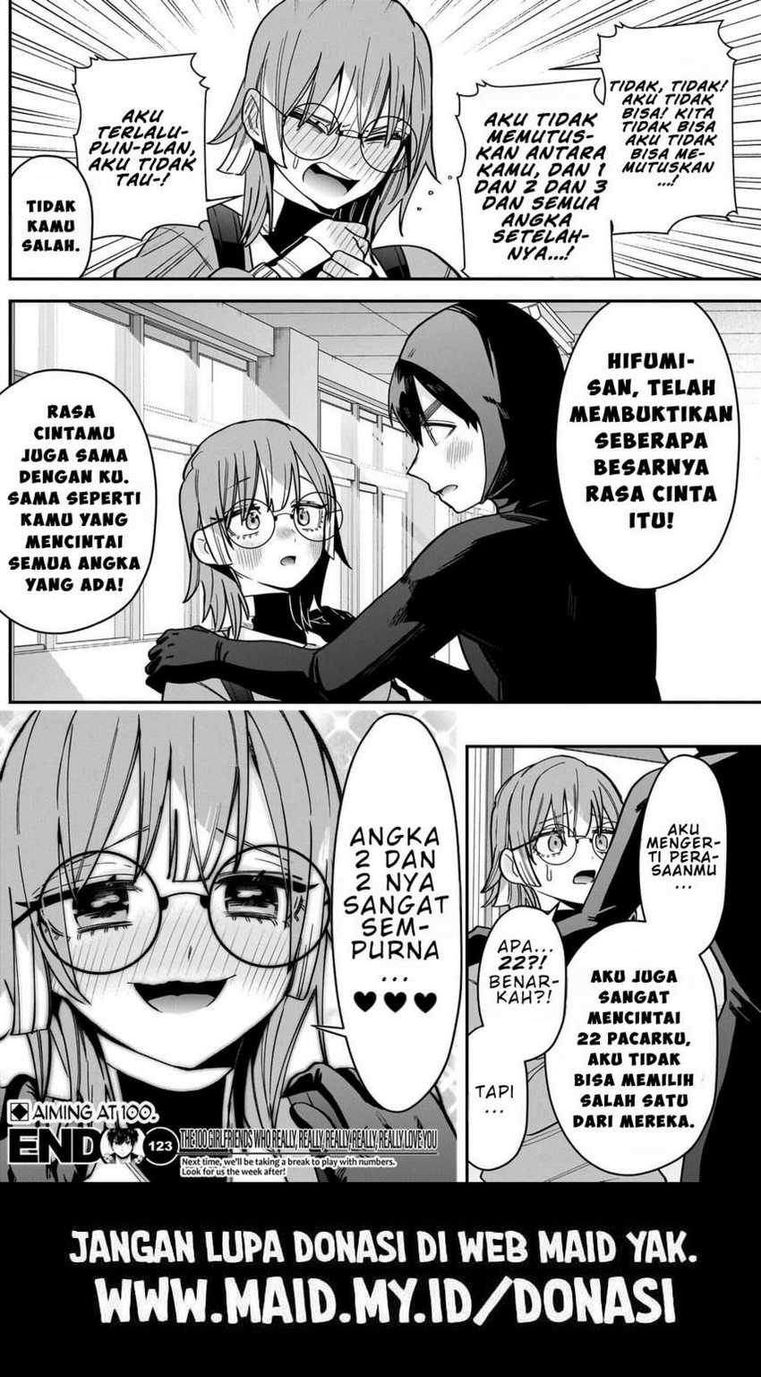 Kimi no Koto ga Dai Dai Dai Dai Daisuki na 100-ri no Kanojo Chapter 123 page 21