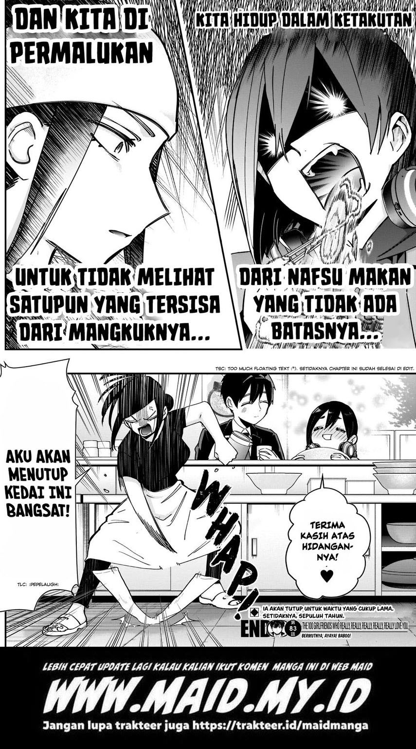 Kimi no Koto ga Dai Dai Dai Dai Daisuki na 100-ri no Kanojo chapter 83 halaman 21