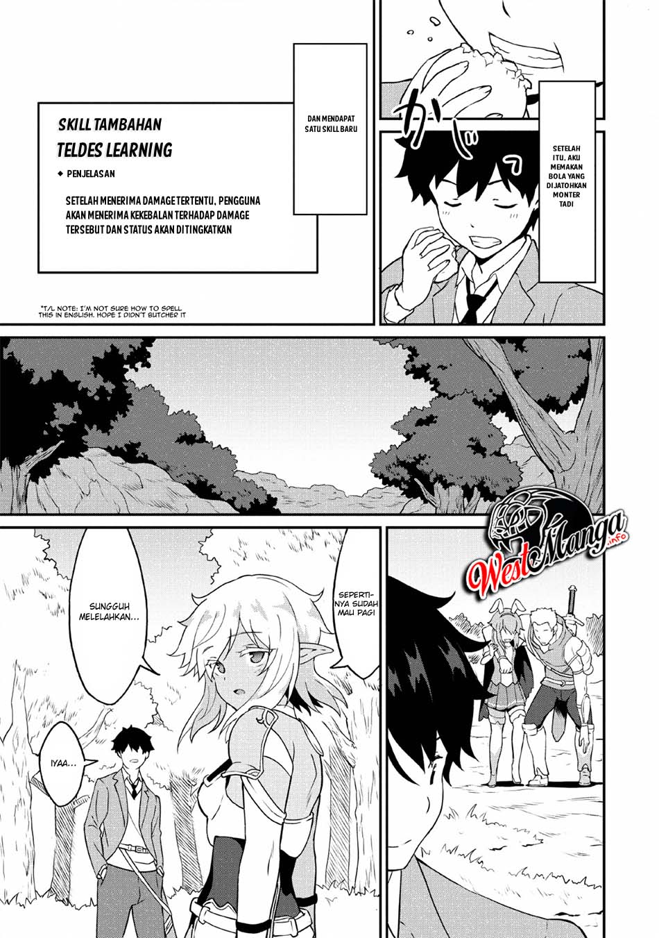 Taberu dake de Level-Up! Damegami to Issho ni Isekai Musou Chapter 16