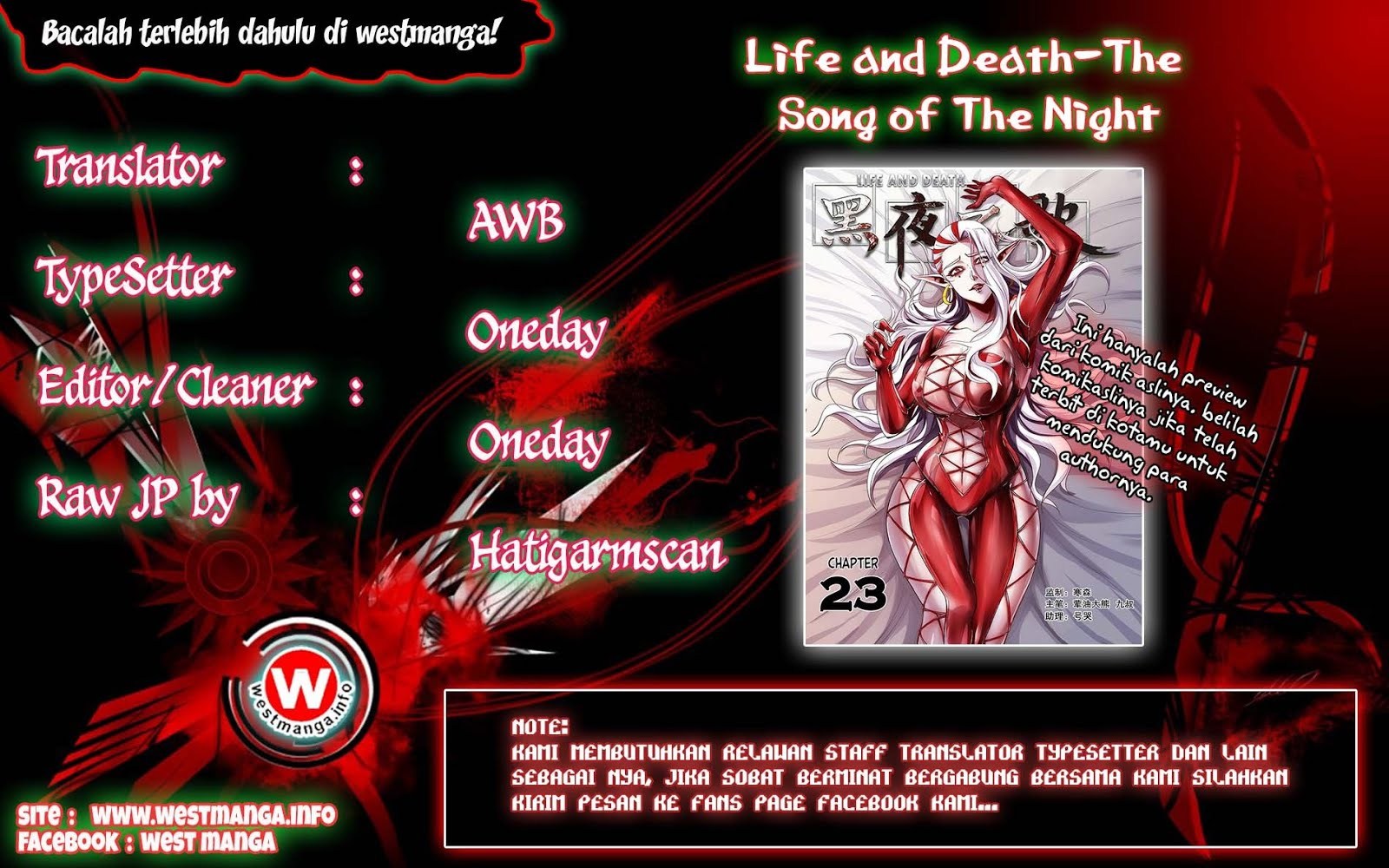 Life and Death-The Song of The Night Chapter 23