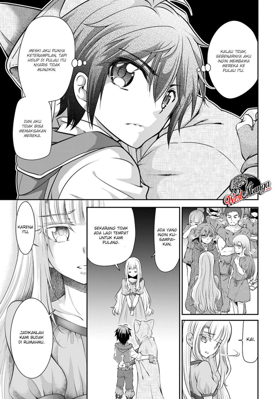 Tenohira Kaitakumura de Isekai Kenkouki ~Fueteku Yome-tachi to Nonbiri Mujintou Raifu~ Chapter 16