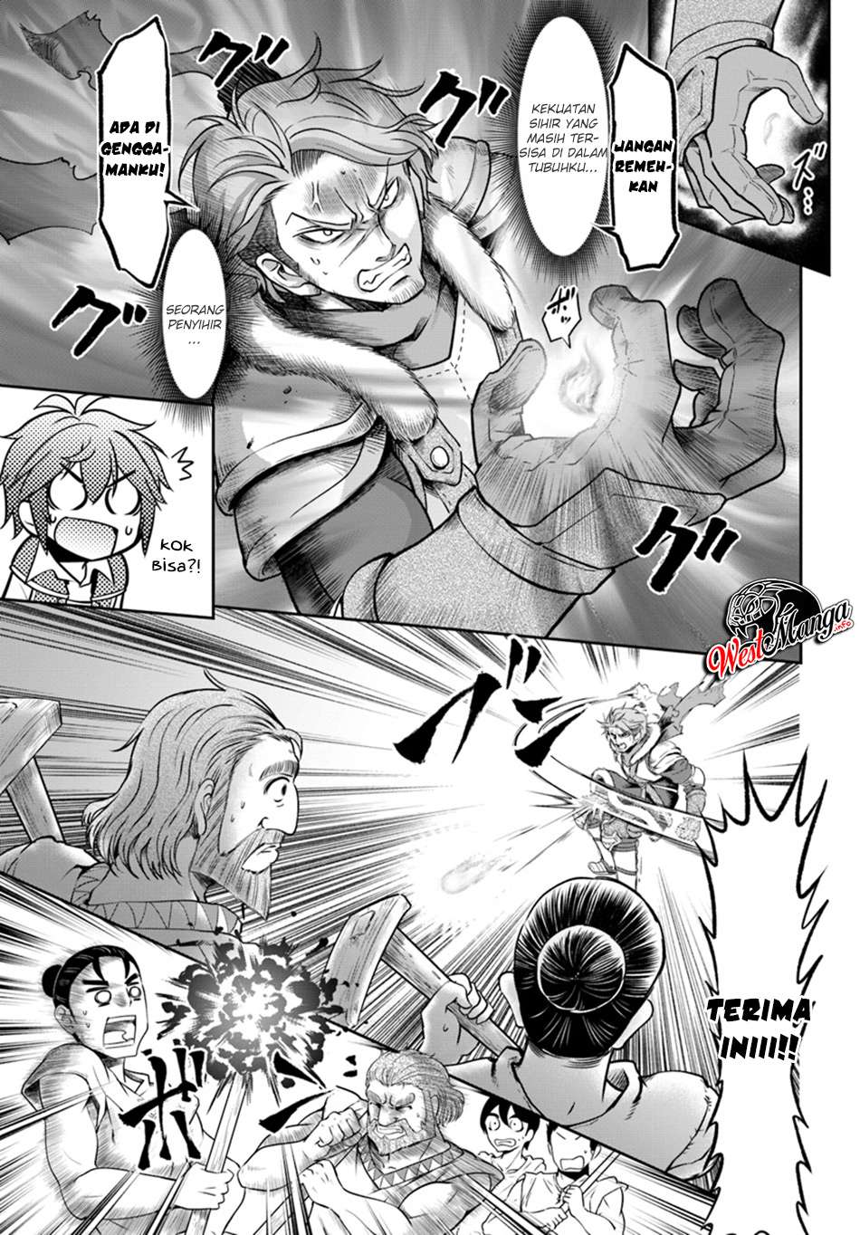 Tenohira Kaitakumura de Isekai Kenkouki ~Fueteku Yome-tachi to Nonbiri Mujintou Raifu~ Chapter 16