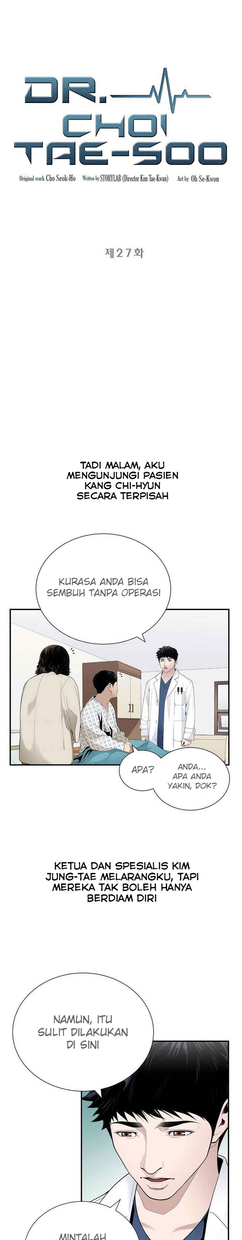 Dr. Choi Tae-Soo Chapter 27