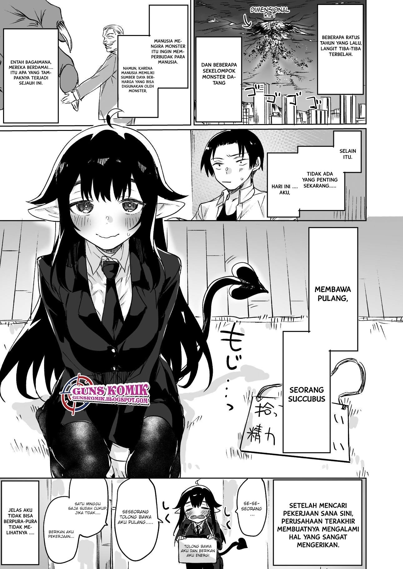 I Brought Home a Succubus who Failed to Find a Job Chapter 01.1 page 1