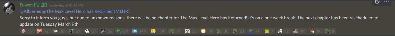 The MAX leveled hero will return! Chapter 37.5