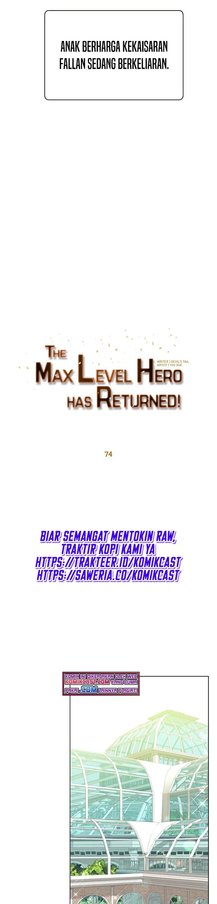 The MAX leveled hero will return! Chapter 74