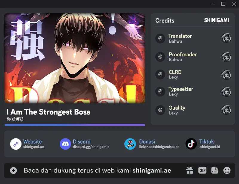 I, the Strongest Boss Chapter 03