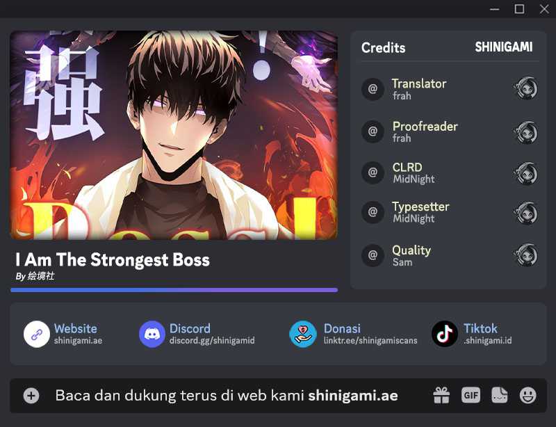 I, the Strongest Boss Chapter 17