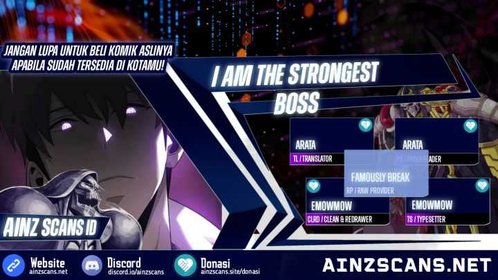 I, the Strongest Boss Chapter 33