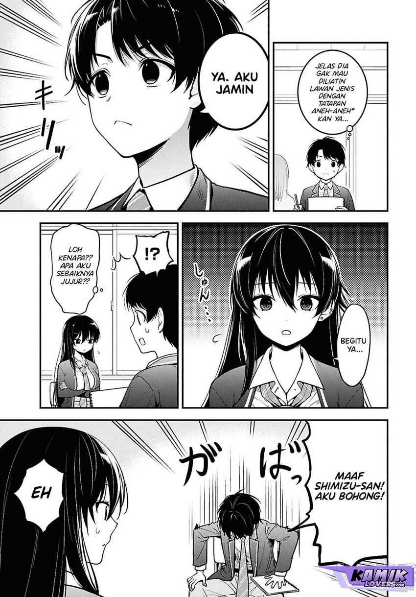 Tonari no Seki no Yankee Shimizu-san ga Kami o Kuroku Sometekita Chapter 01