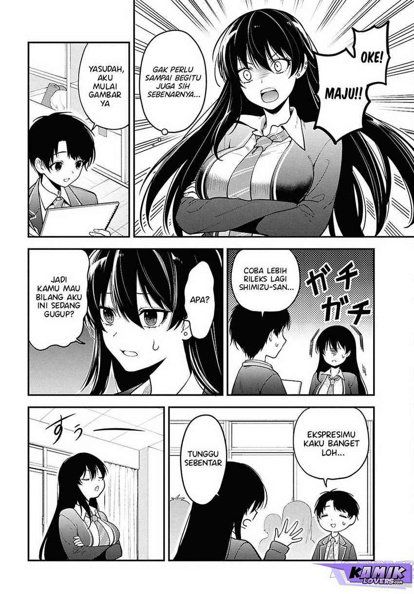 Tonari no Seki no Yankee Shimizu-san ga Kami o Kuroku Sometekita Chapter 01