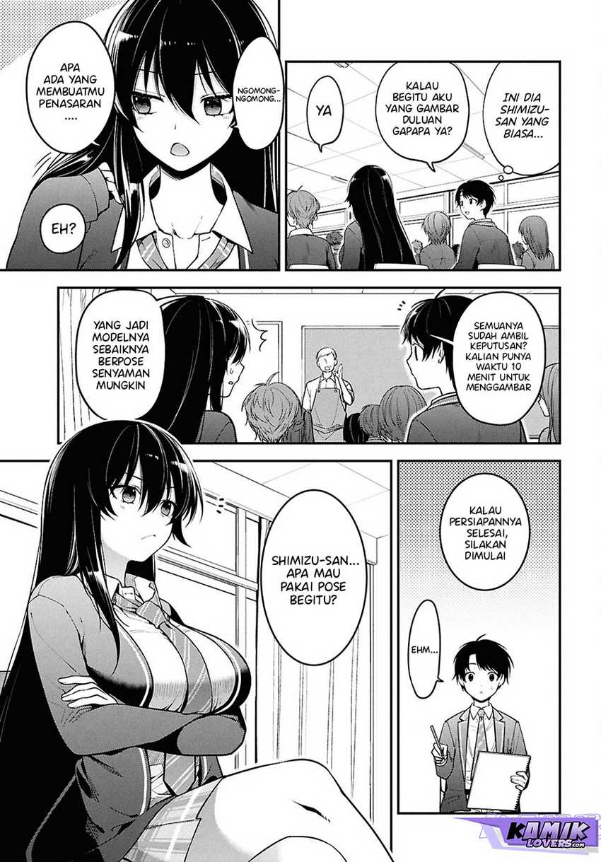 Tonari no Seki no Yankee Shimizu-san ga Kami o Kuroku Sometekita Chapter 01