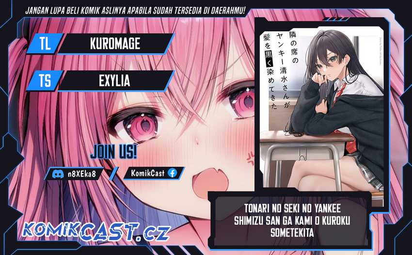 Tonari no Seki no Yankee Shimizu-san ga Kami o Kuroku Sometekita Chapter 03