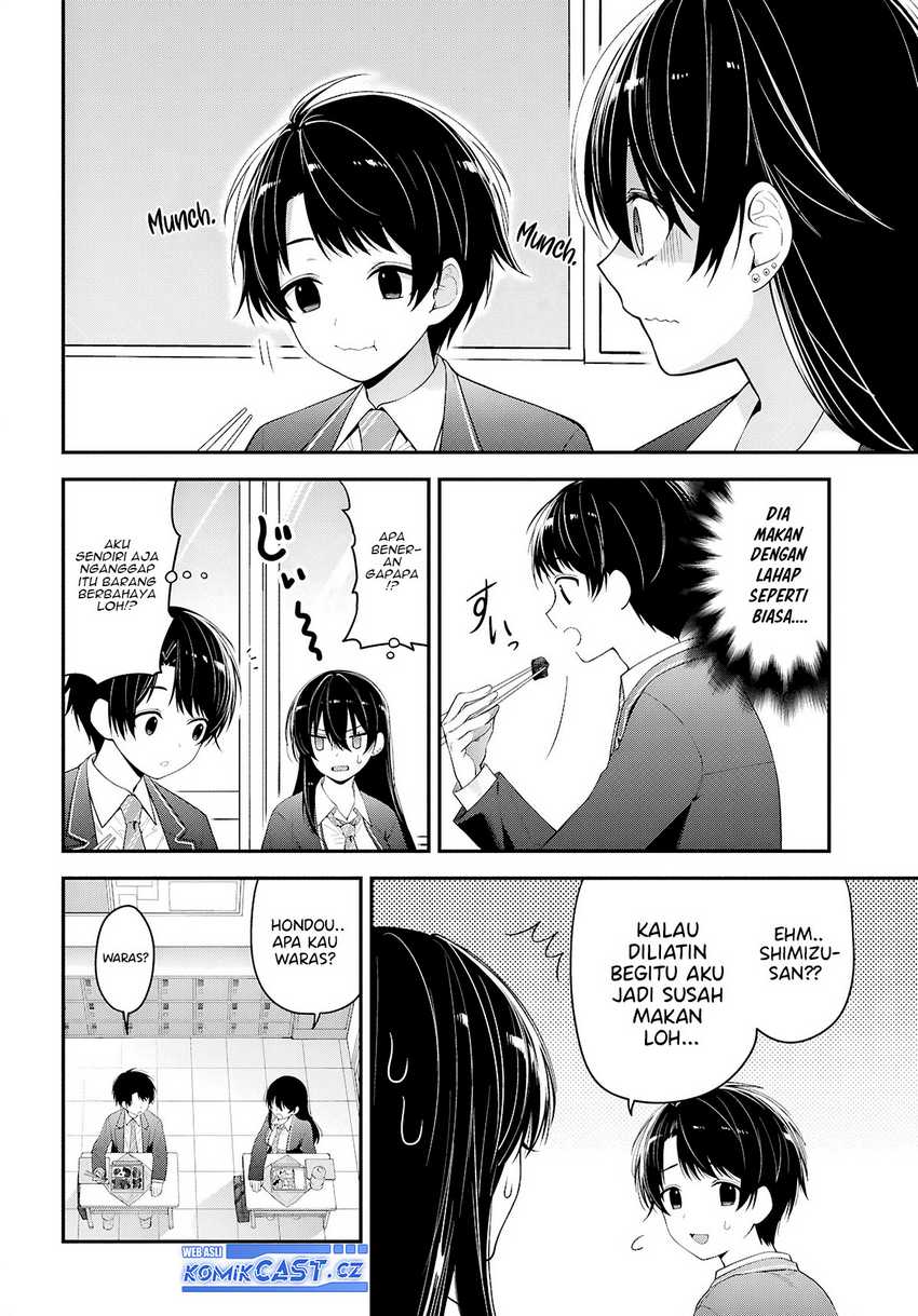 Tonari no Seki no Yankee Shimizu-san ga Kami o Kuroku Sometekita Chapter 03