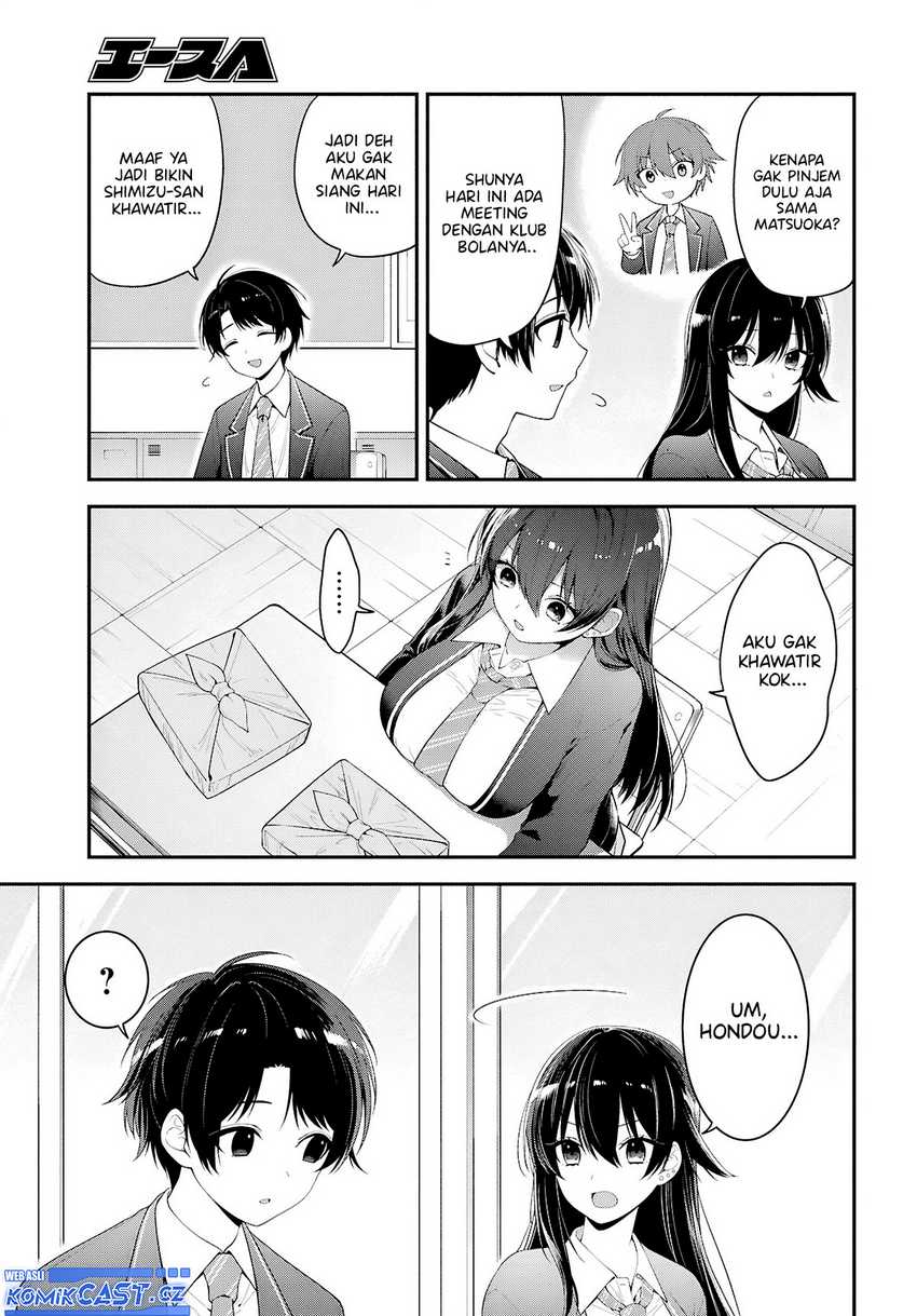 Tonari no Seki no Yankee Shimizu-san ga Kami o Kuroku Sometekita Chapter 03