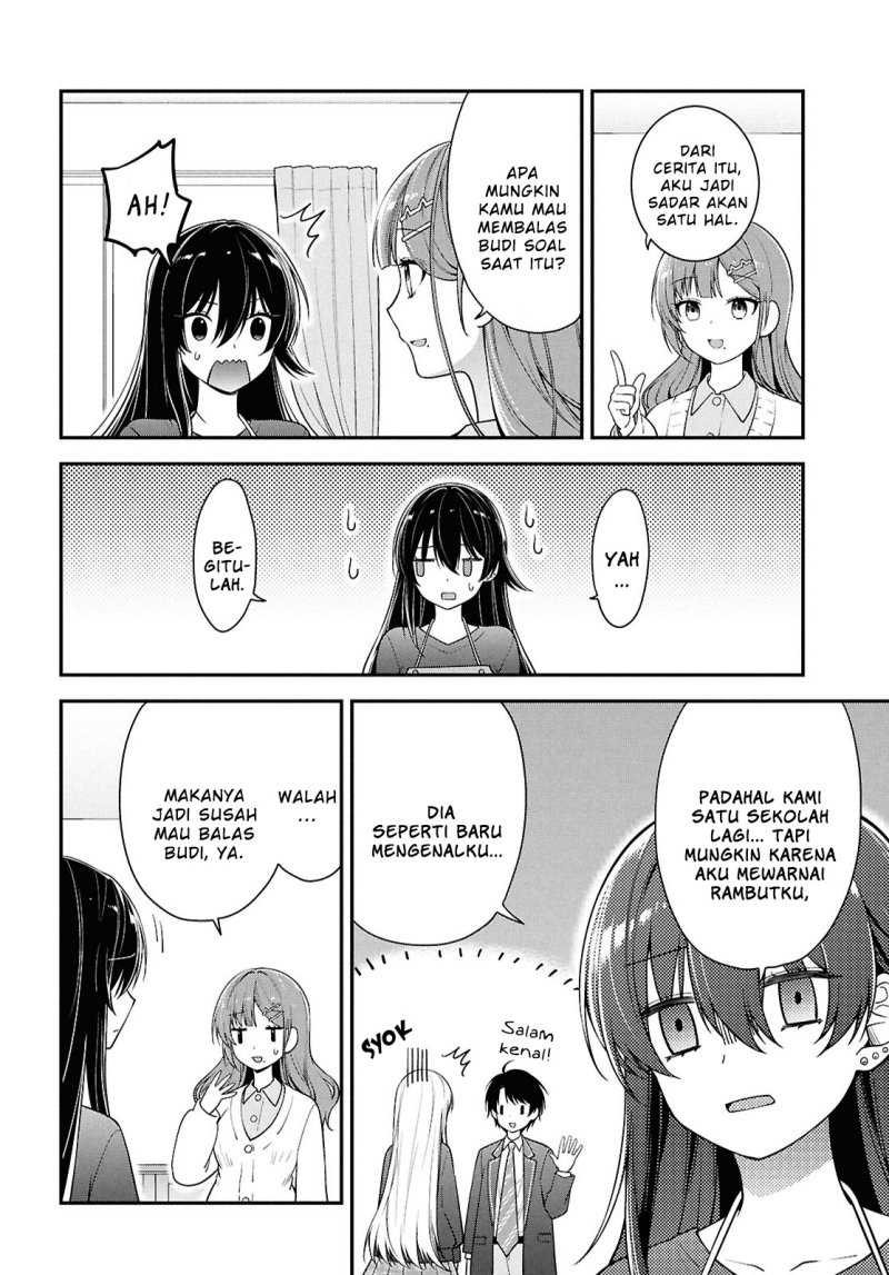 Tonari no Seki no Yankee Shimizu-san ga Kami o Kuroku Sometekita Chapter 04