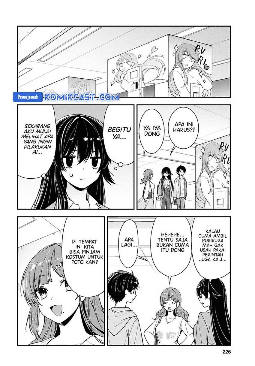 Tonari no Seki no Yankee Shimizu-san ga Kami o Kuroku Sometekita Chapter 07