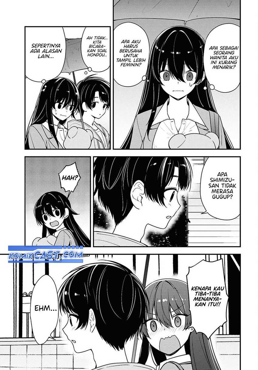 Tonari no Seki no Yankee Shimizu-san ga Kami o Kuroku Sometekita Chapter 08