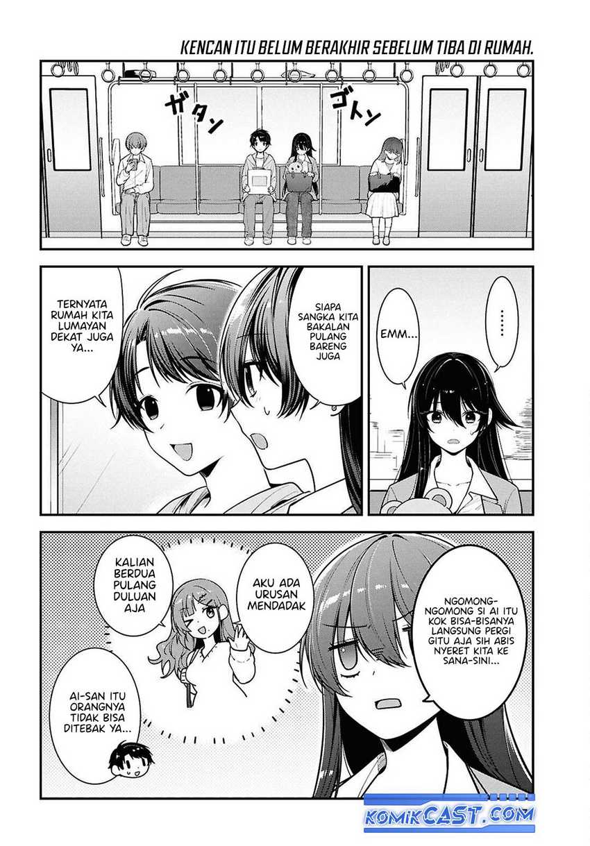 Tonari no Seki no Yankee Shimizu-san ga Kami o Kuroku Sometekita Chapter 08