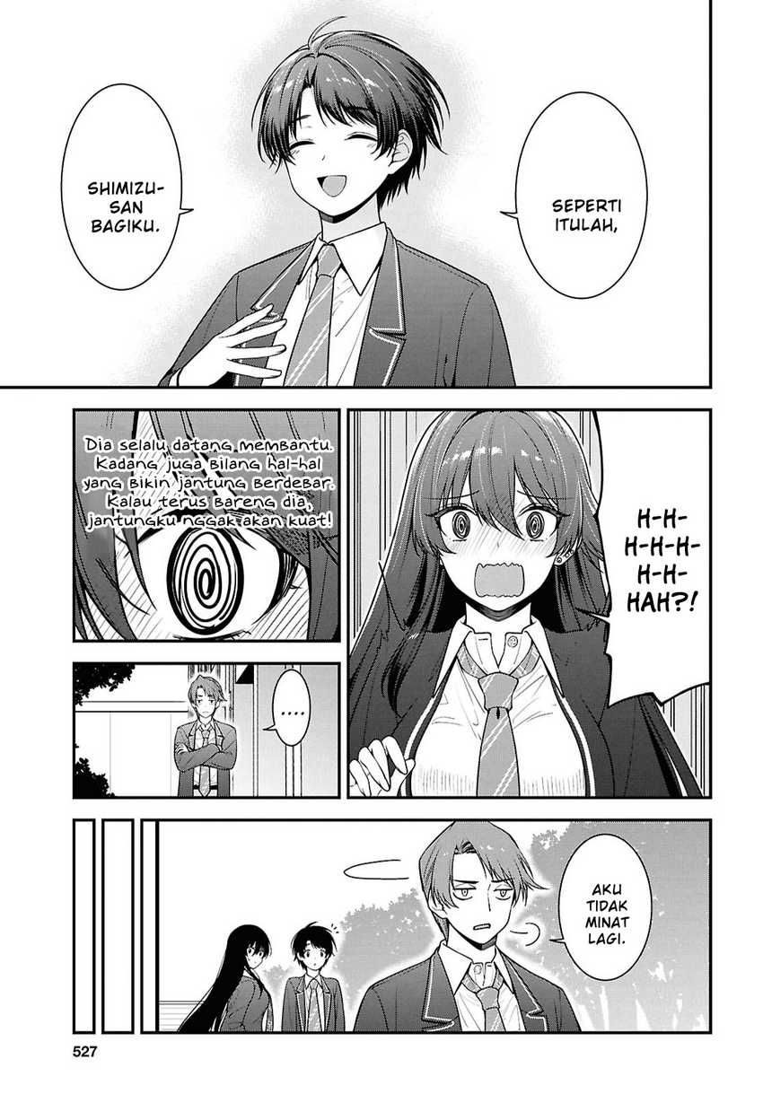 Tonari no Seki no Yankee Shimizu-san ga Kami o Kuroku Sometekita Chapter 09