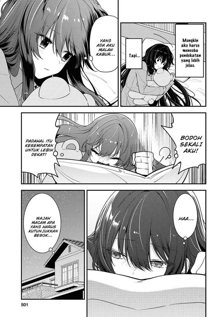 Tonari no Seki no Yankee Shimizu-san ga Kami o Kuroku Sometekita Chapter 09