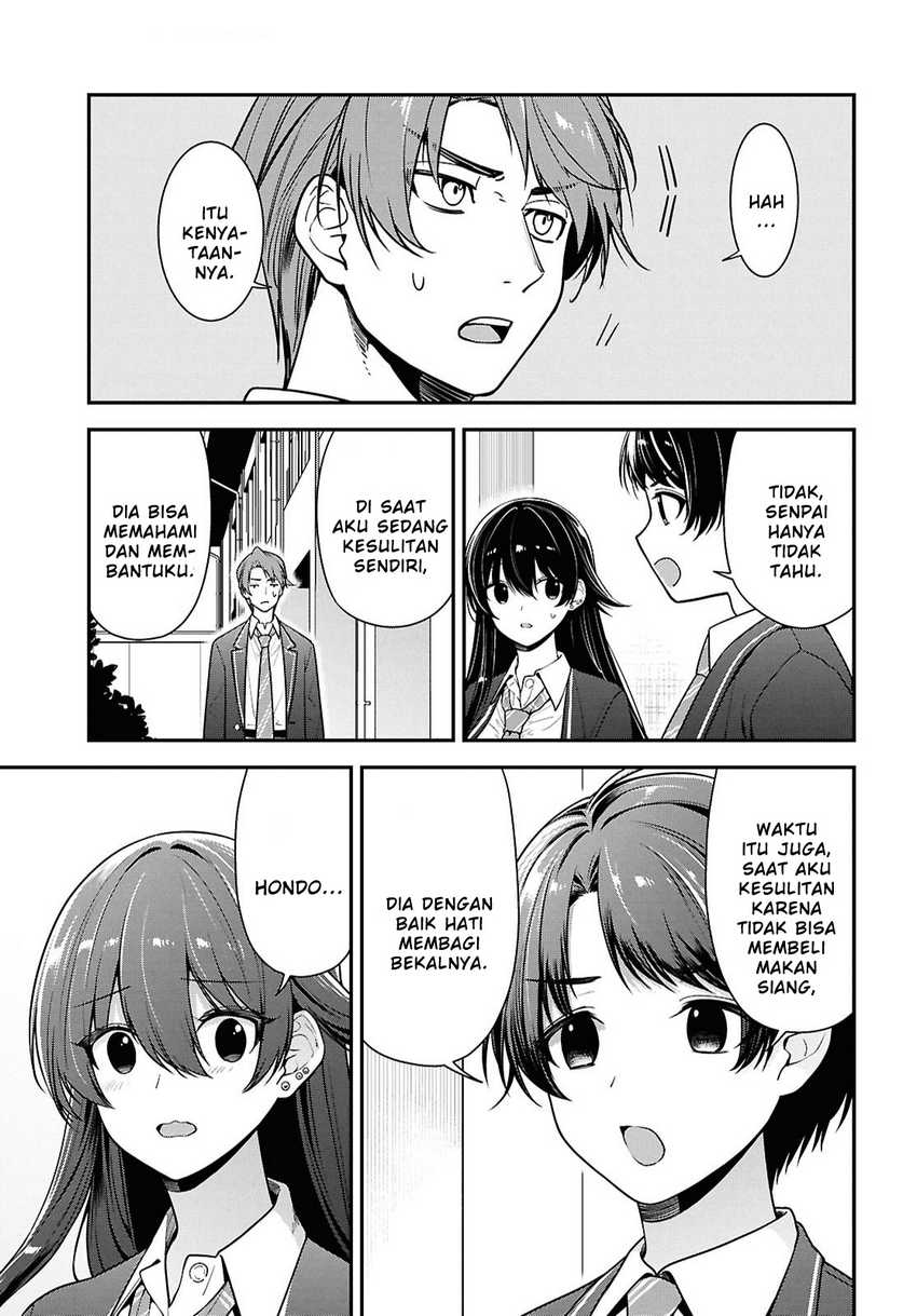 Tonari no Seki no Yankee Shimizu-san ga Kami o Kuroku Sometekita Chapter 09