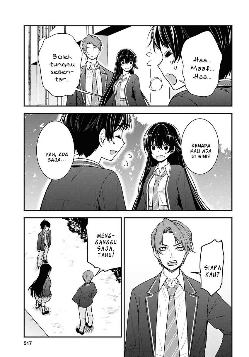 Tonari no Seki no Yankee Shimizu-san ga Kami o Kuroku Sometekita Chapter 09
