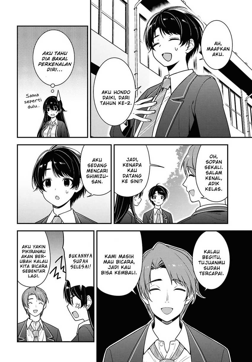 Tonari no Seki no Yankee Shimizu-san ga Kami o Kuroku Sometekita Chapter 09