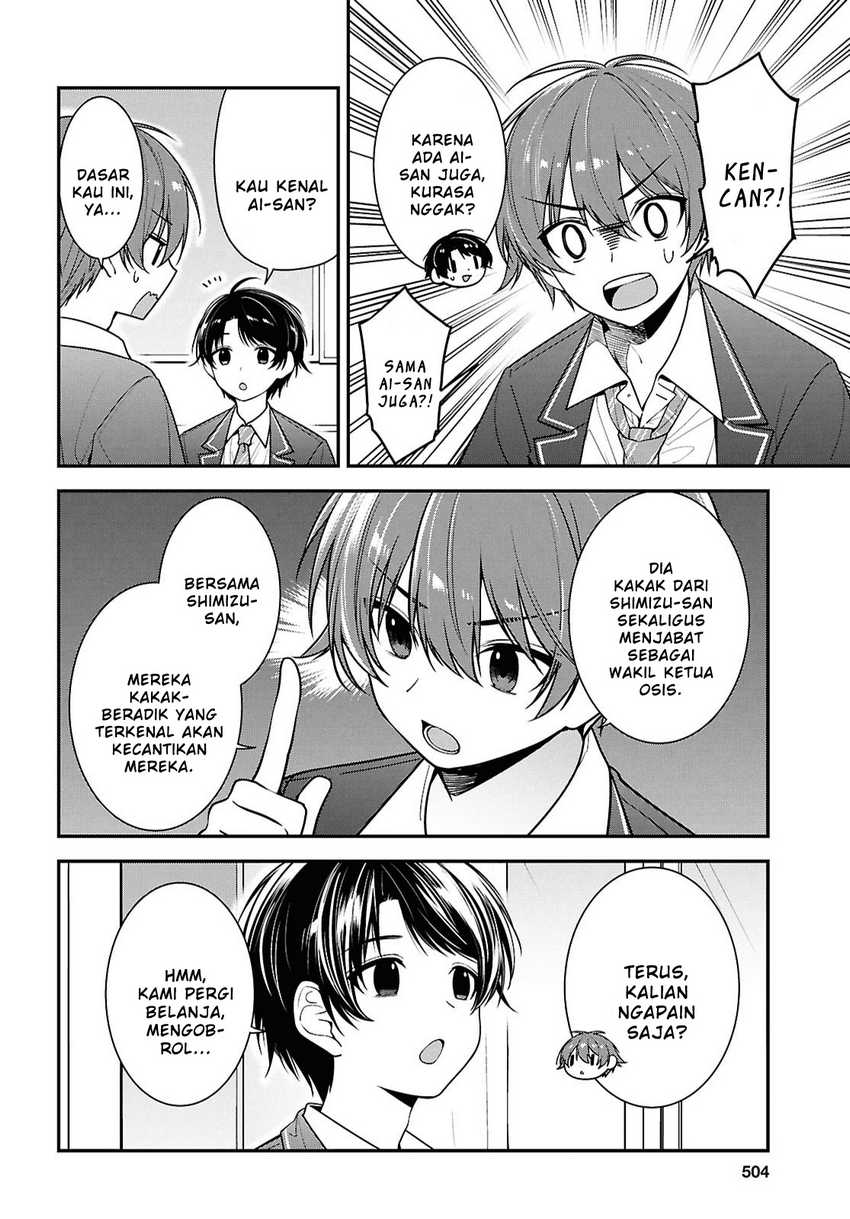 Tonari no Seki no Yankee Shimizu-san ga Kami o Kuroku Sometekita Chapter 09