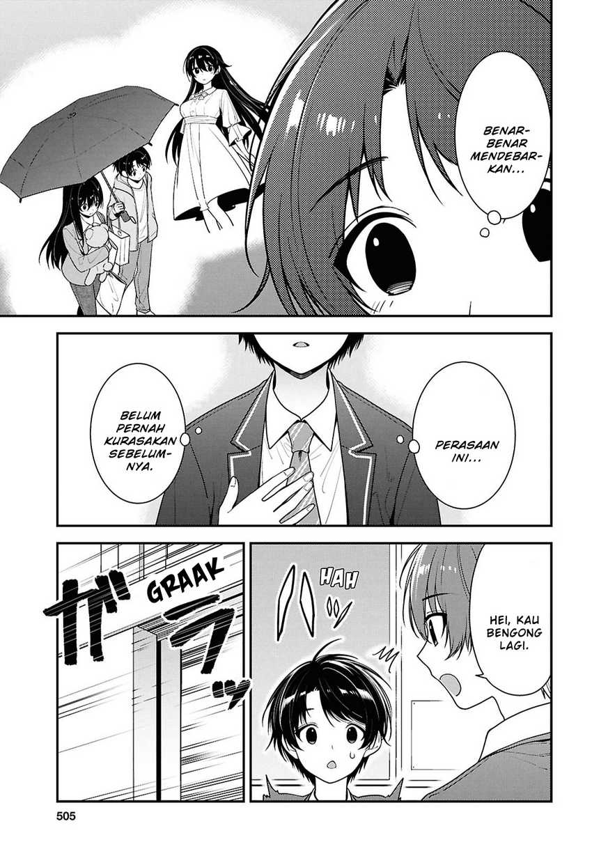 Tonari no Seki no Yankee Shimizu-san ga Kami o Kuroku Sometekita Chapter 09