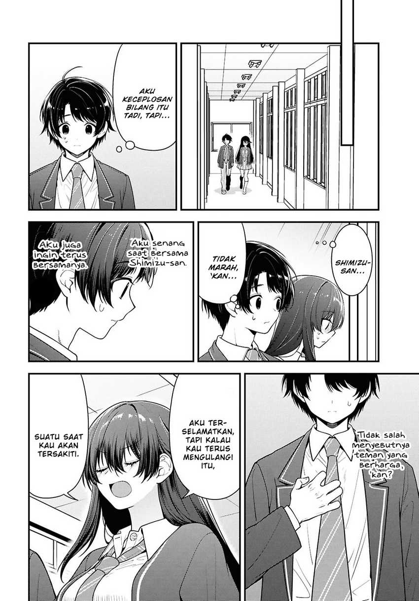 Tonari no Seki no Yankee Shimizu-san ga Kami o Kuroku Sometekita Chapter 09