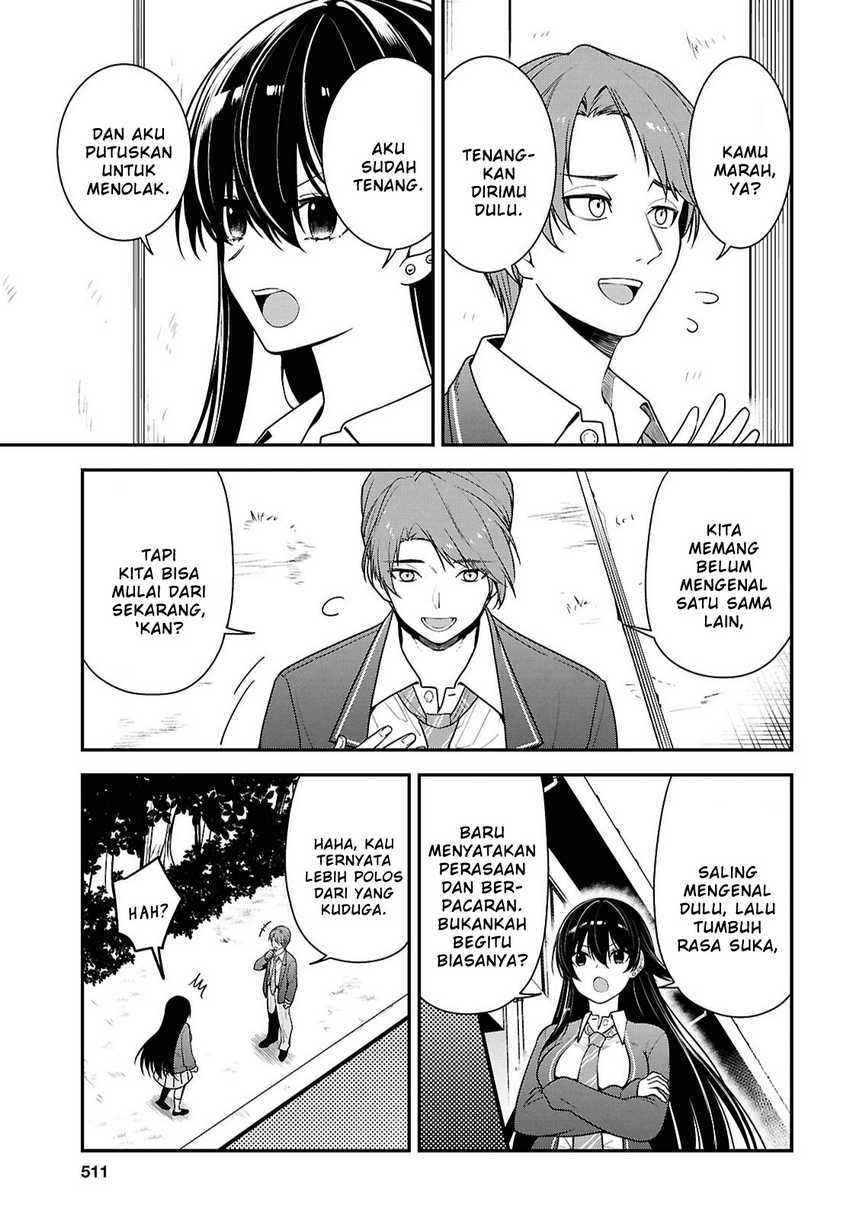 Tonari no Seki no Yankee Shimizu-san ga Kami o Kuroku Sometekita Chapter 09