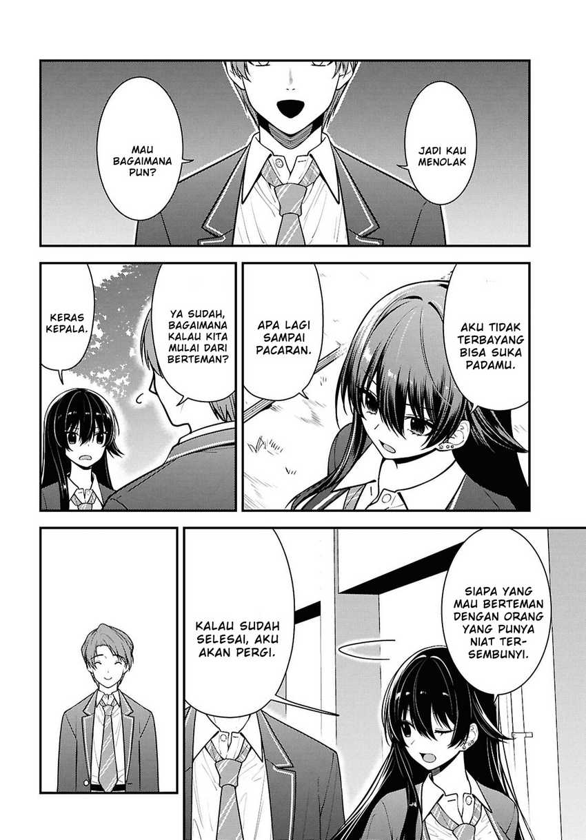 Tonari no Seki no Yankee Shimizu-san ga Kami o Kuroku Sometekita Chapter 09
