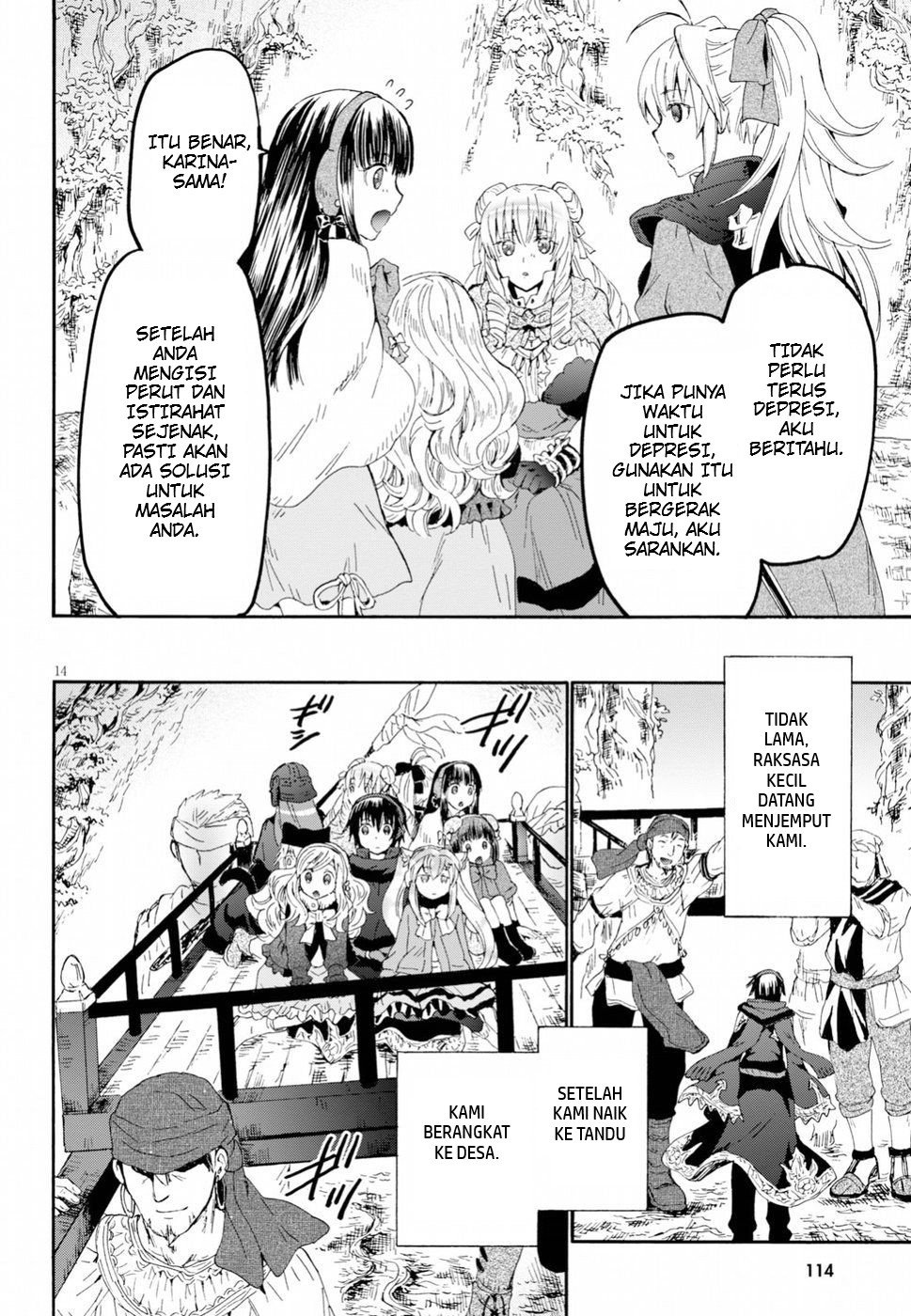 Death March kara Hajimaru Isekai Kyousoukyoku chapter 54 halaman 13