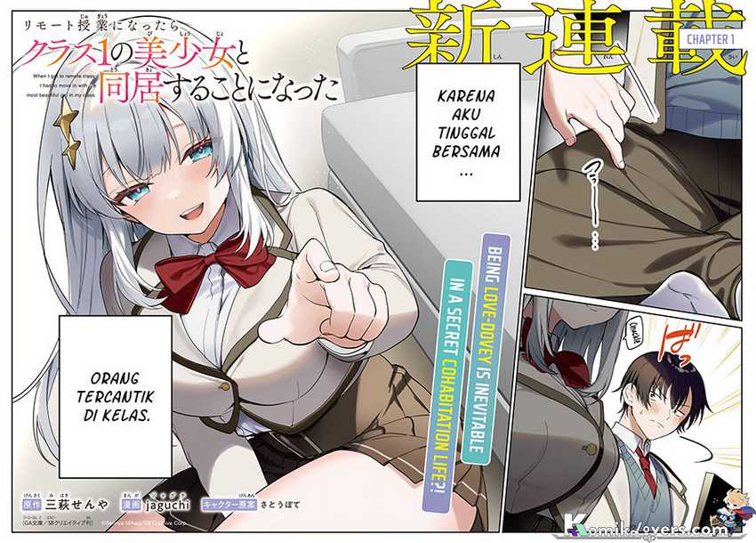 Remote Jugyou ni Nattara Class 1 no Bishoujo to Doukyo Suru Koto ni Natta Chapter 01