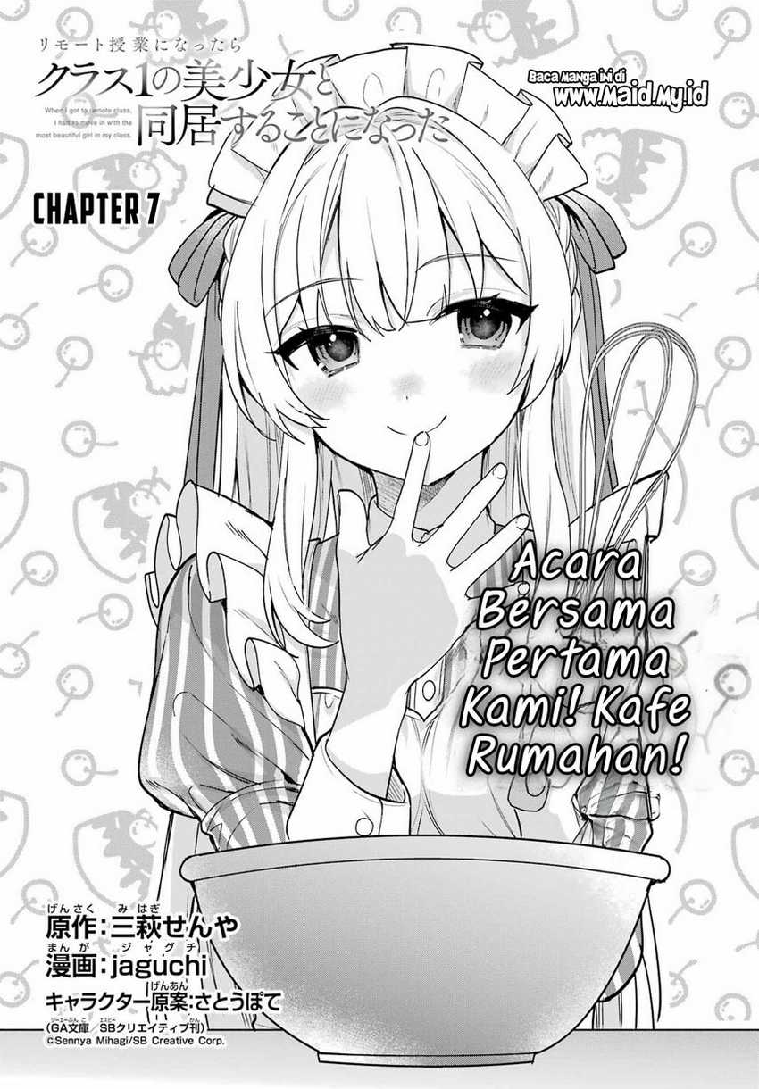 Remote Jugyou ni Nattara Class 1 no Bishoujo to Doukyo Suru Koto ni Natta Chapter 07