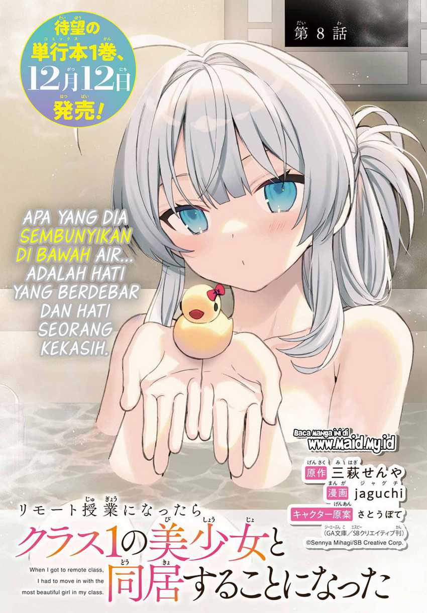 Remote Jugyou ni Nattara Class 1 no Bishoujo to Doukyo Suru Koto ni Natta Chapter 08