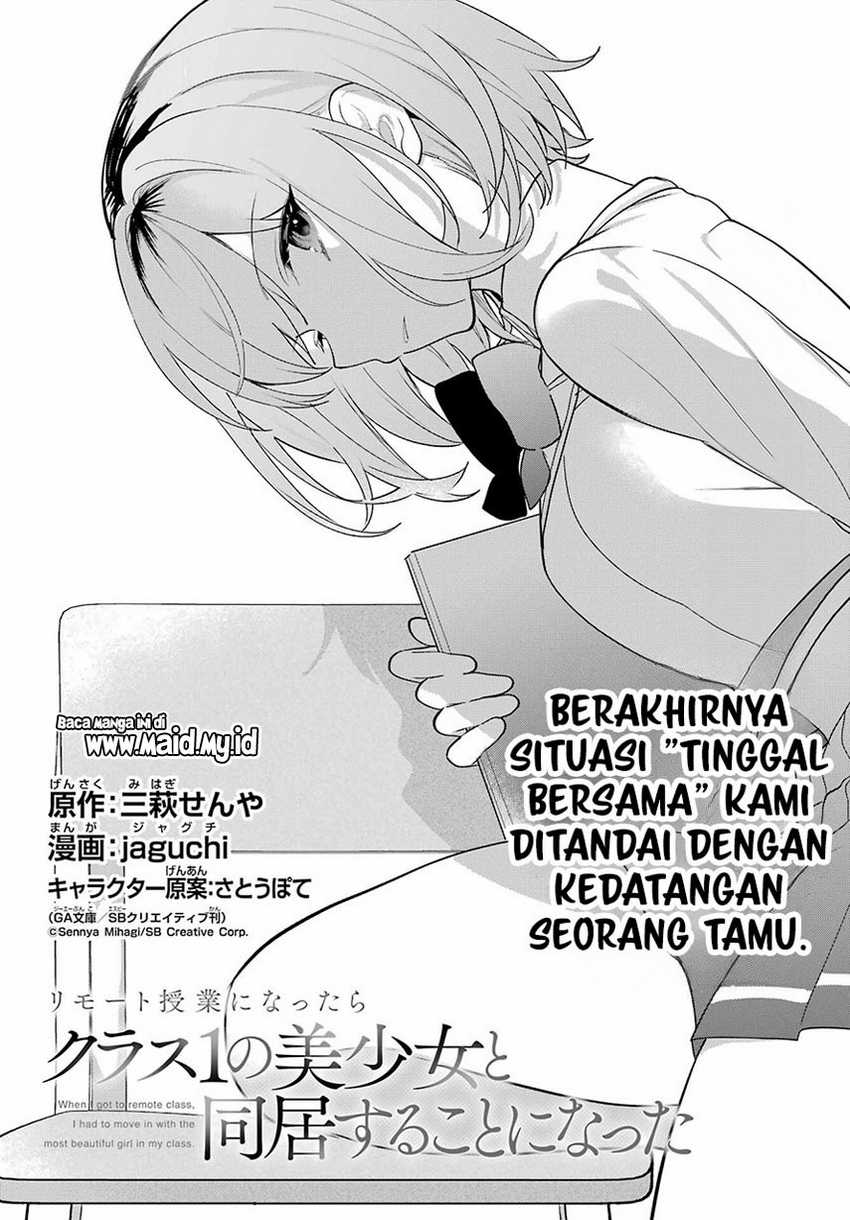 Remote Jugyou ni Nattara Class 1 no Bishoujo to Doukyo Suru Koto ni Natta Chapter 10