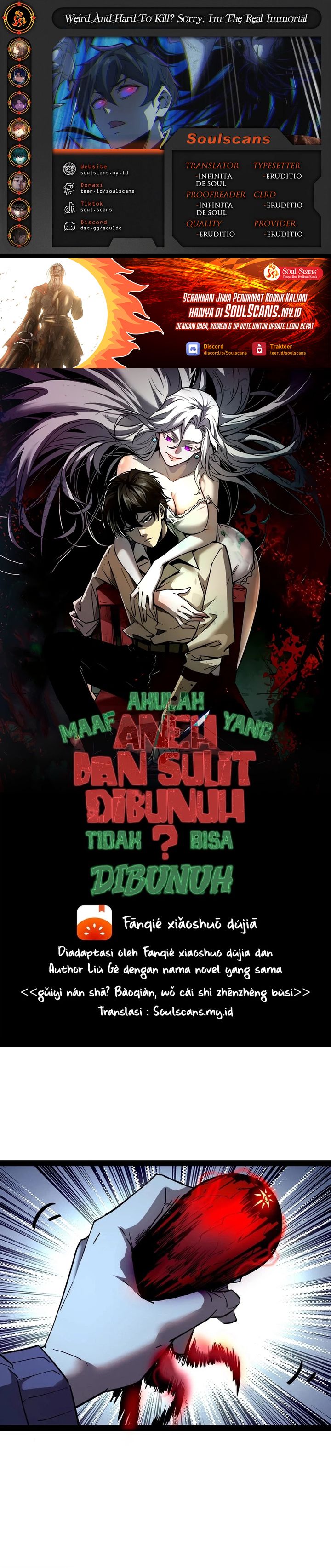Weird and Hard to Kill? Sorry, I’m the Real Immortal Chapter 80 page 0