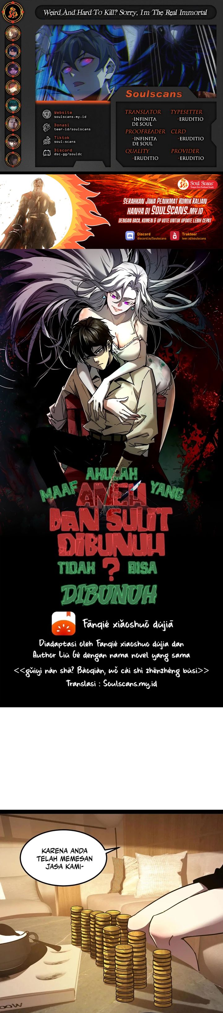 Weird and Hard to Kill? Sorry, I’m the Real Immortal Chapter 83 page 0