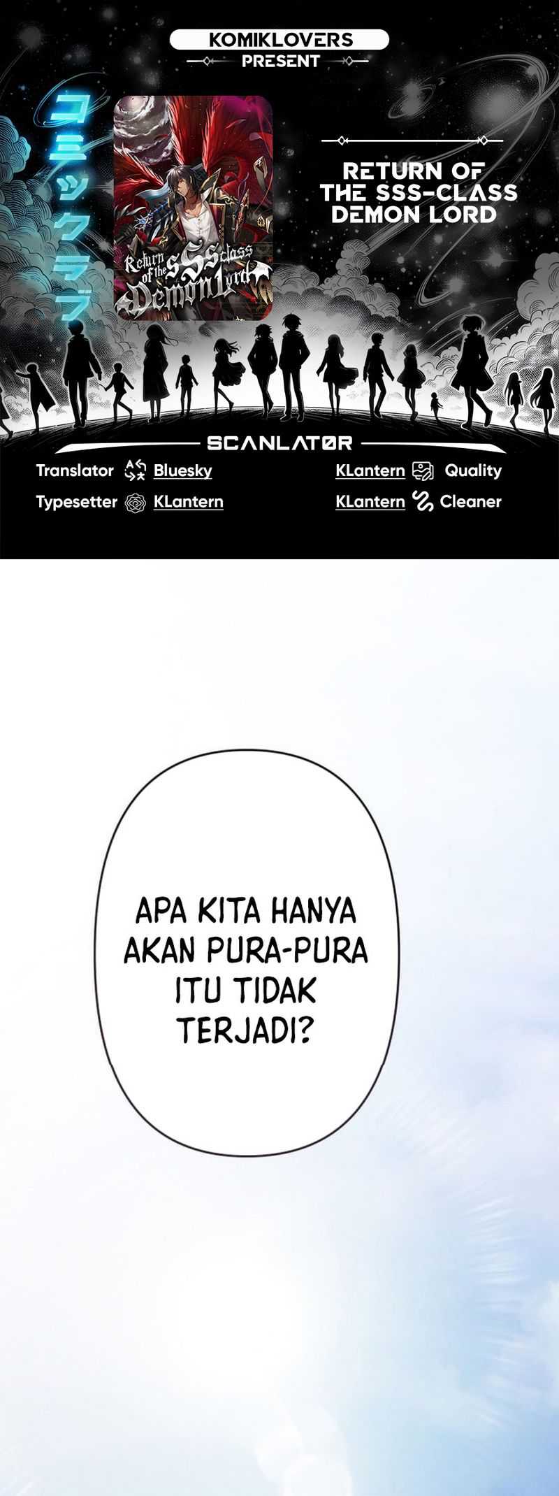 Return of the SSS-Class Demon Lord Chapter 07